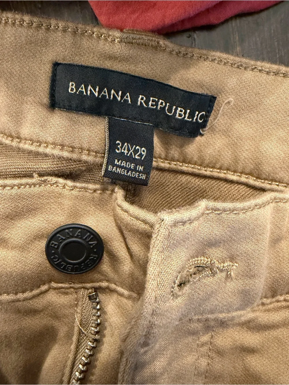 Banana Republic Slim Fit Jeans in Khaki size 34x29